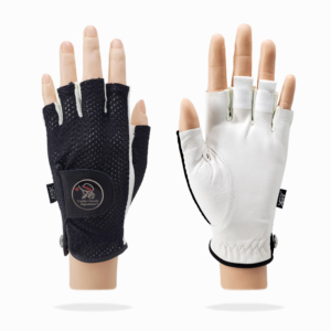New Caddy Classic Mesh Half Glove | Palm Pad Made From Premium Cabretta Leather | Worn On Left Hand