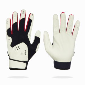 Batting Glove With Black Two Spandex & Premier Digitized Cabretta Leather