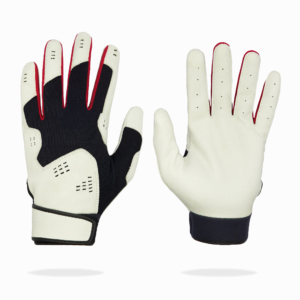 Batting Glove With Black Basic Spandex & Premier Digitized Cabretta Leather