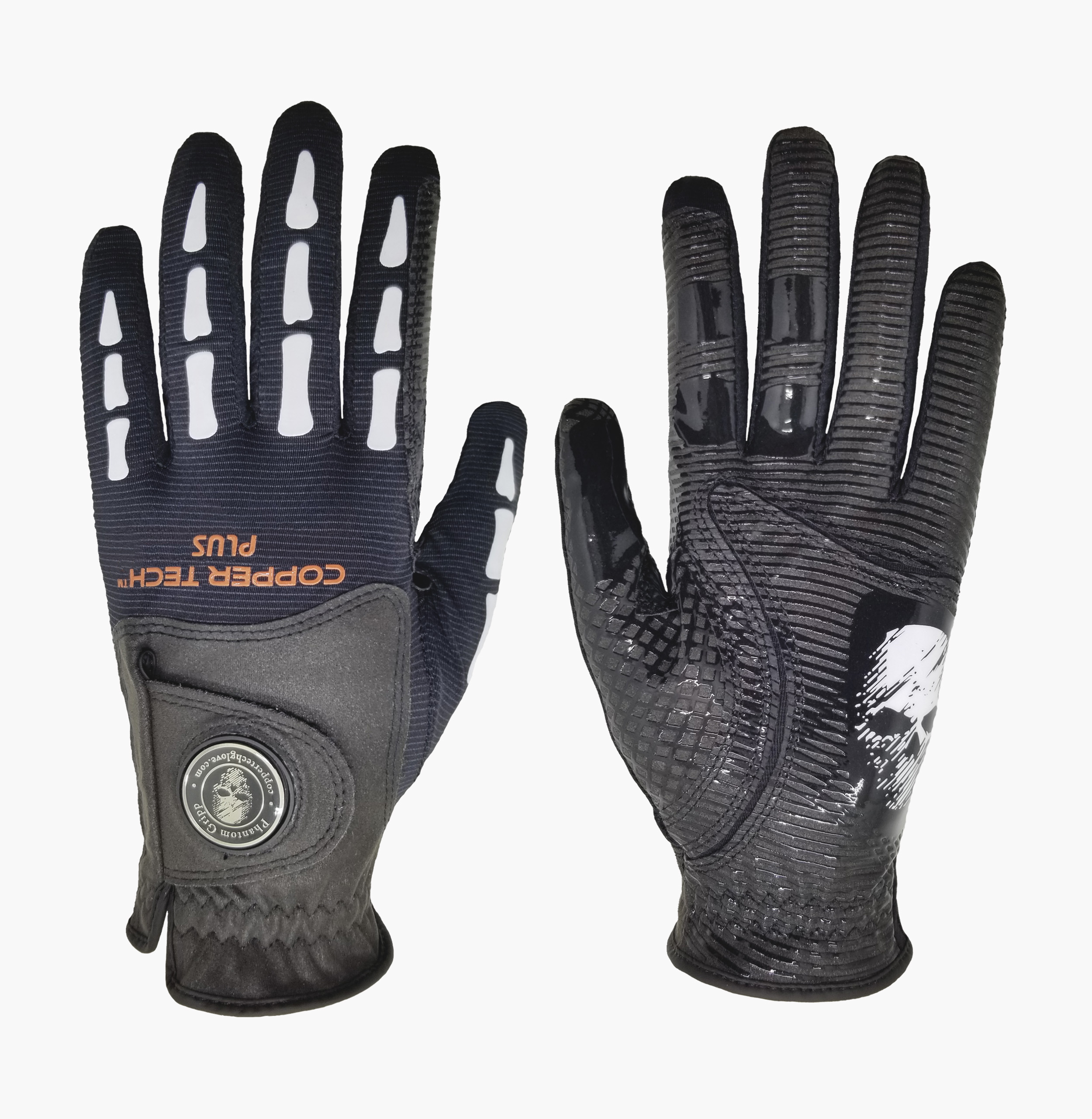 Coppertech Plus Phantom Gripp Glove Black-Black-White
