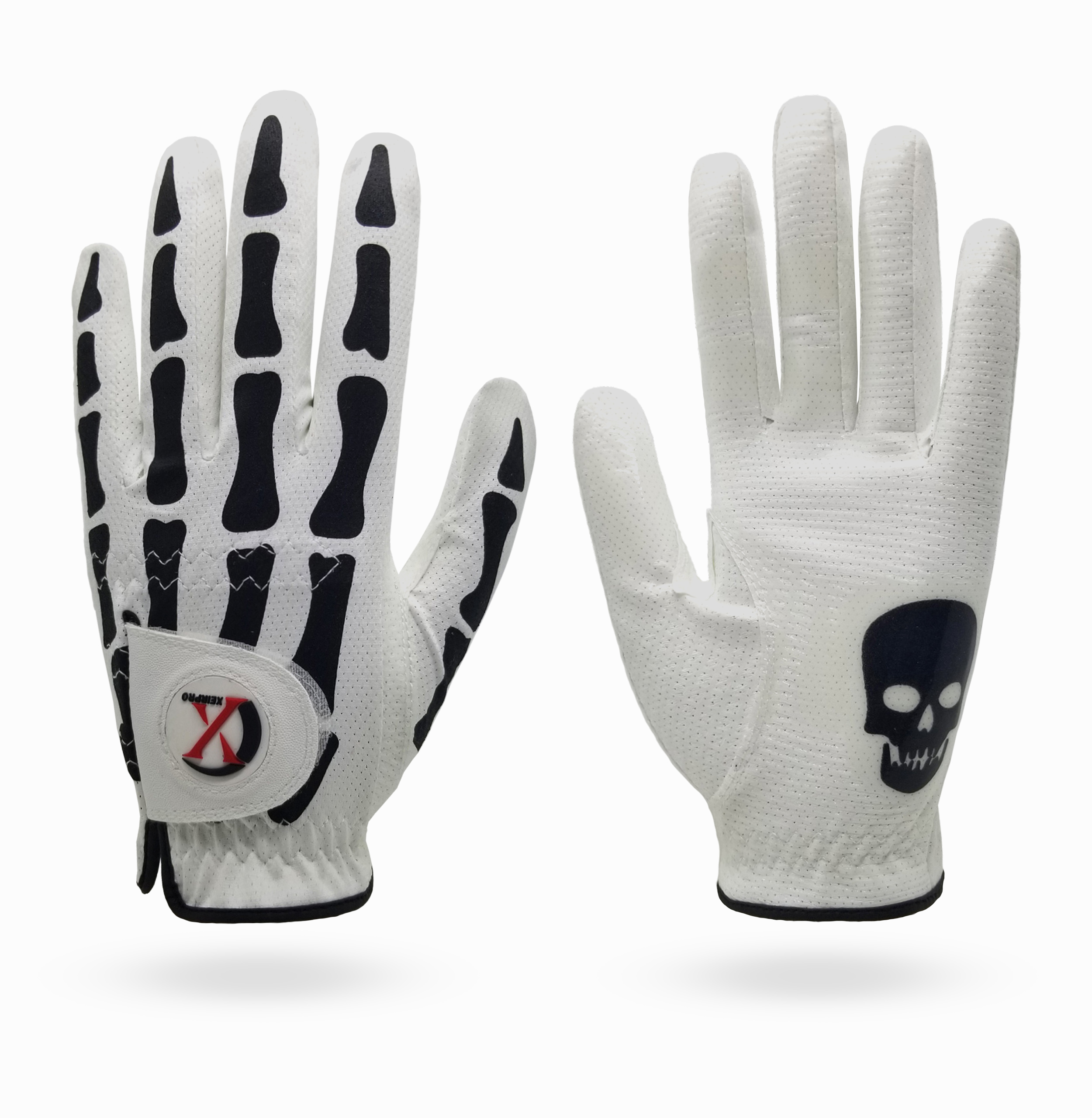 XEIR PRO Men’s Death Grip Golf Gloves White | Ultra Tacky Padding ...