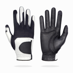 Premium Pickleball Glove | Premium Kangaroo Leather Ultimate Grip | Breathable Coolskin | Men's Right Hand (White/Black)