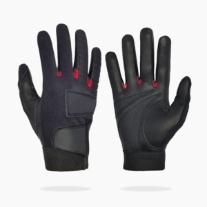 Racquetball Glove | Premium Kangaroo Leather Ultimate Grip | Comfortable Mesh Back | Neoprene Dive Padding On Fingers and Knuckles | Velcro Wrist Closure