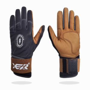 Thunder Strike Batting Glove - Black/Tan